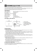 Предварительный просмотр 2 страницы Emos C-719B Manual