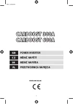 Preview for 1 page of Emos CARBOOST 300 User Manual