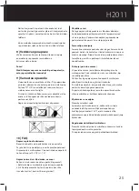 Preview for 25 page of Emos H2011 User Manual