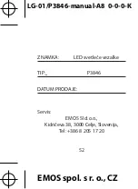 Предварительный просмотр 52 страницы Emos LG-01 Manual