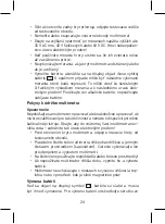 Предварительный просмотр 24 страницы Emos M0230 Manual