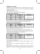 Предварительный просмотр 37 страницы Emos M0230 Manual