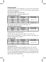 Предварительный просмотр 78 страницы Emos M0230 Manual