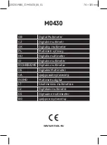 Предварительный просмотр 1 страницы Emos M0430 Instruction Manual