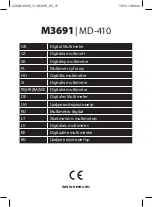 Preview for 1 page of Emos MD-410 Manual