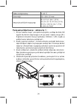 Предварительный просмотр 26 страницы Emos N3111 Instruction Manual