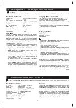 Preview for 2 page of Emos P2308 Quick Start Manual