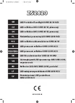 Preview for 1 page of Emos SMD 20 W ACU Instructions Manual