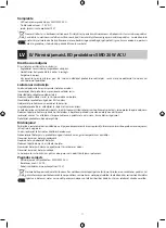 Preview for 11 page of Emos SMD 20 W ACU Instructions Manual