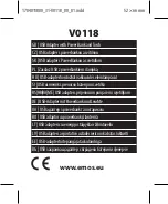 Emos V0118 Manual preview