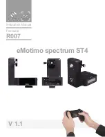 Предварительный просмотр 1 страницы eMotimo spectrum ST4 Instruction Manual