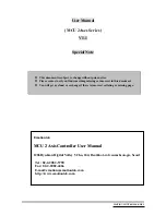 Preview for 2 page of Emotiontek MCU 2 Axis User Manual