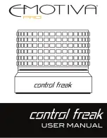 Предварительный просмотр 1 страницы Emotiva Pro Control Freak User Manual