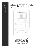 Preview for 1 page of Emotiva Airmotiv 4 Owner'S Manual