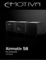 Предварительный просмотр 1 страницы Emotiva Airmotiv S8 User Manual