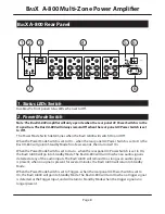 Предварительный просмотр 12 страницы Emotiva BasX A-800 User Manual