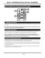 Предварительный просмотр 14 страницы Emotiva BasX A-800 User Manual