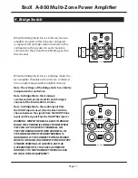 Предварительный просмотр 15 страницы Emotiva BasX A-800 User Manual