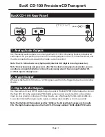 Предварительный просмотр 15 страницы Emotiva BASX CD-100 User Manual