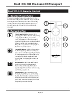 Предварительный просмотр 17 страницы Emotiva BASX CD-100 User Manual