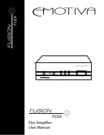 Предварительный просмотр 1 страницы Emotiva Fusion Flex User Manual