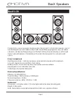 Предварительный просмотр 9 страницы Emotiva LCR SERIES User Manual