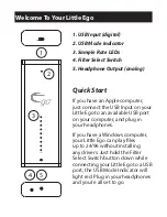 Предварительный просмотр 2 страницы Emotiva Little Ego User Manual