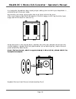 Предварительный просмотр 18 страницы Emotiva Stealth DC-1 User Manual