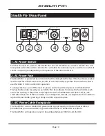 Предварительный просмотр 14 страницы Emotiva Stealth PA-1 User Manual