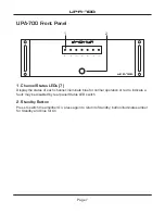 Preview for 11 page of Emotiva UPA-700 User Manual