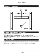 Предварительный просмотр 11 страницы Emotiva XPA HC-1 User Manual