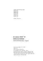 Предварительный просмотр 2 страницы Emotron EMX-R Series Instruction Manual