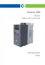 Emotron VBS48-003-20CNB Instruction Manual предпросмотр