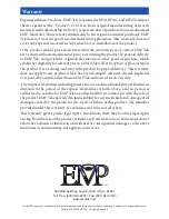 Preview for 8 page of EMP Tek EF50 SERIES Owner'S Manual