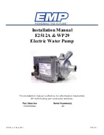 EMP E2512A Installation Manual preview