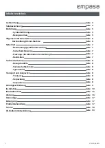 Предварительный просмотр 2 страницы empasa EM01245 Mounting And Operating Instructions