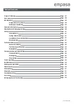 Предварительный просмотр 36 страницы empasa EM01245 Mounting And Operating Instructions