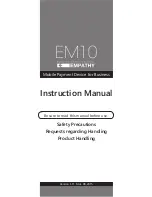 Empathy Empathy EM10 Instruction Manual предпросмотр