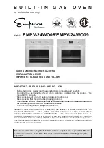 Empava EMPV-24WO08 User Operating Instructions Manual preview