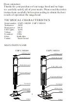 Предварительный просмотр 3 страницы Empava EMPV-36RH09 Installation And Operation Manual