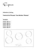 Предварительный просмотр 1 страницы Empava EMPV-IDC12 Instruction Manual / Installation Manual