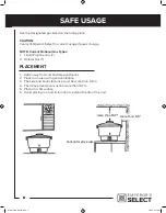 Preview for 6 page of EMPEROR'S SELECT 478EGRC110LP User Manual