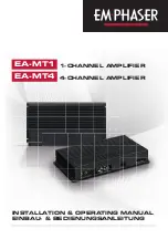 Предварительный просмотр 1 страницы EMPHASER EA-MT1 Installation & Operating Manual