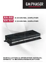 EMPHASER EA-S2 Installation & Operating Manual предпросмотр