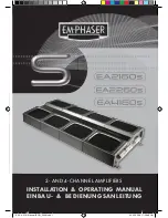 Предварительный просмотр 1 страницы EMPHASER EA2160S Installation & Operating Manual