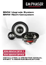 Предварительный просмотр 1 страницы EMPHASER EM-BMW3FR2 Installation & Operating Manual