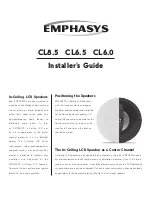 Emphasys CL8.5 Installer'S Manual preview