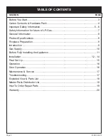 Preview for 2 page of Empire Comfort Systems AV36MTEKN-1 Installation Instructions And Owner'S Manual