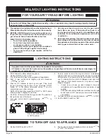 Preview for 16 page of Empire Comfort Systems BFM18MTN Installation Instructions And Owner'S Manual