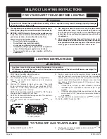Preview for 16 page of Empire Comfort Systems BFM2124MTN Installation Instructions And Owner'S Manual